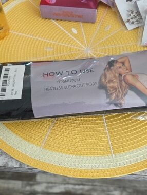 Large Heatless blowout hair rods